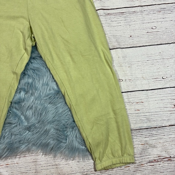 NWT DONNI Sweater Henley Lounge Sweatpants Lime - Picture 7 of 9